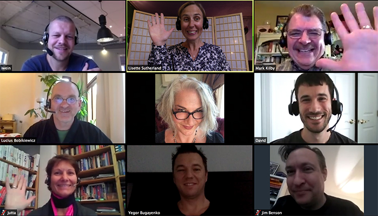 DATFlock 2015 happy remote team